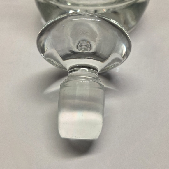 Vtg Krosno Poland Glass Ship Decanter 10 1/2" Tall Wine Decanter Made In Poland - Picture 5 of 9